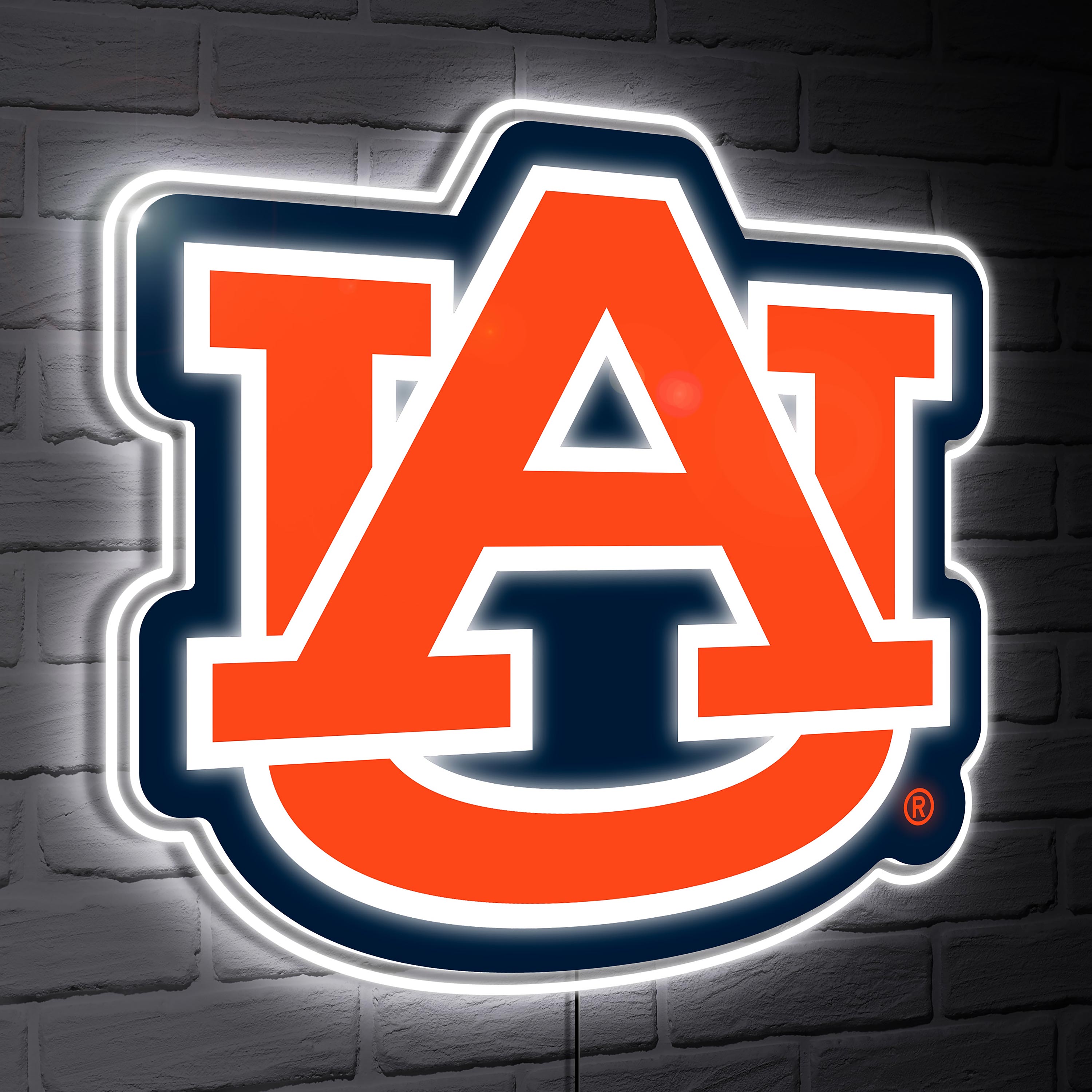 Auburn LED Wall Decor, Glazelite, Logo – Team Sports America