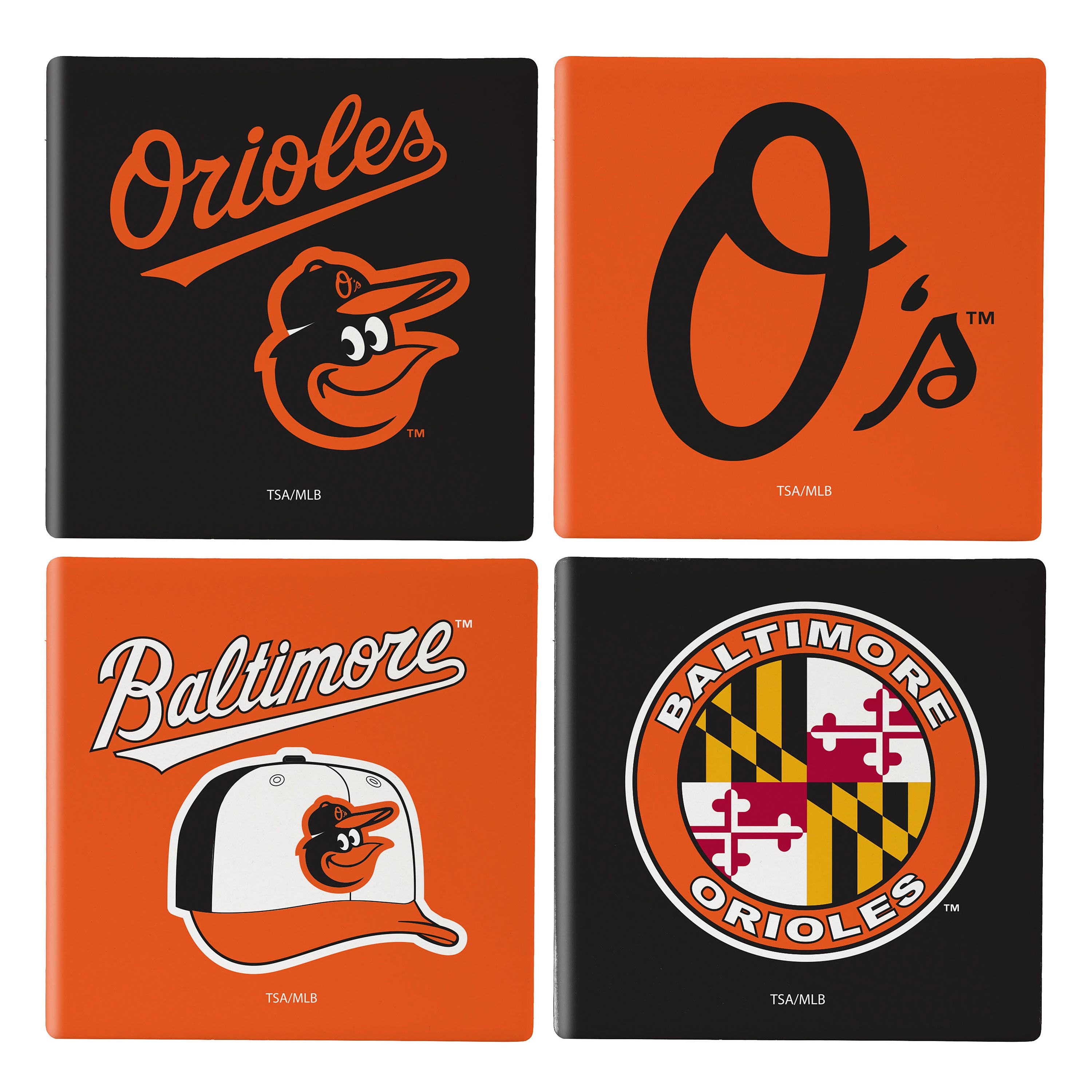 Team Sports America Baltimore Orioles Coasters