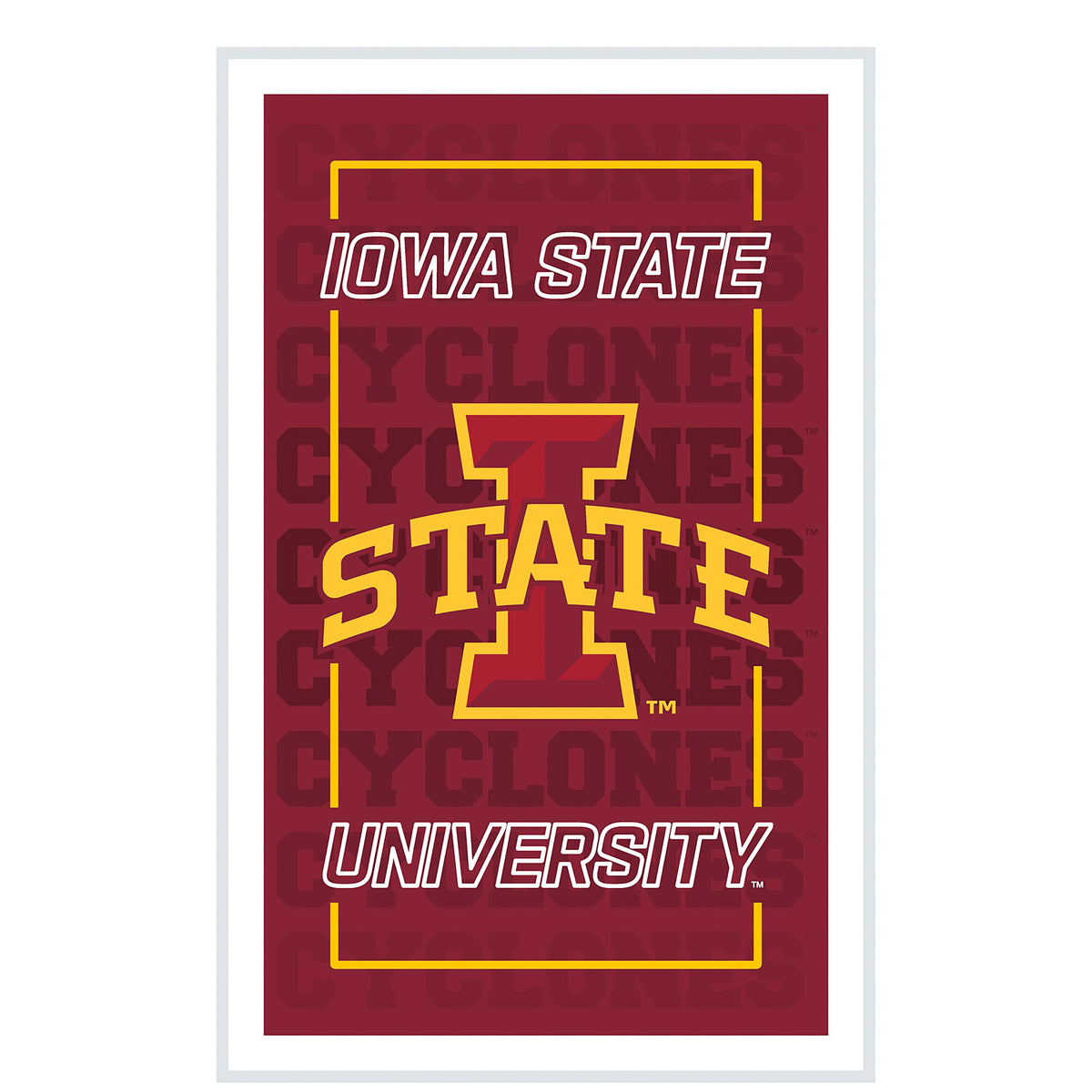 Iowa State University College Rectangle Neolite LED Decor – Team Sports ...