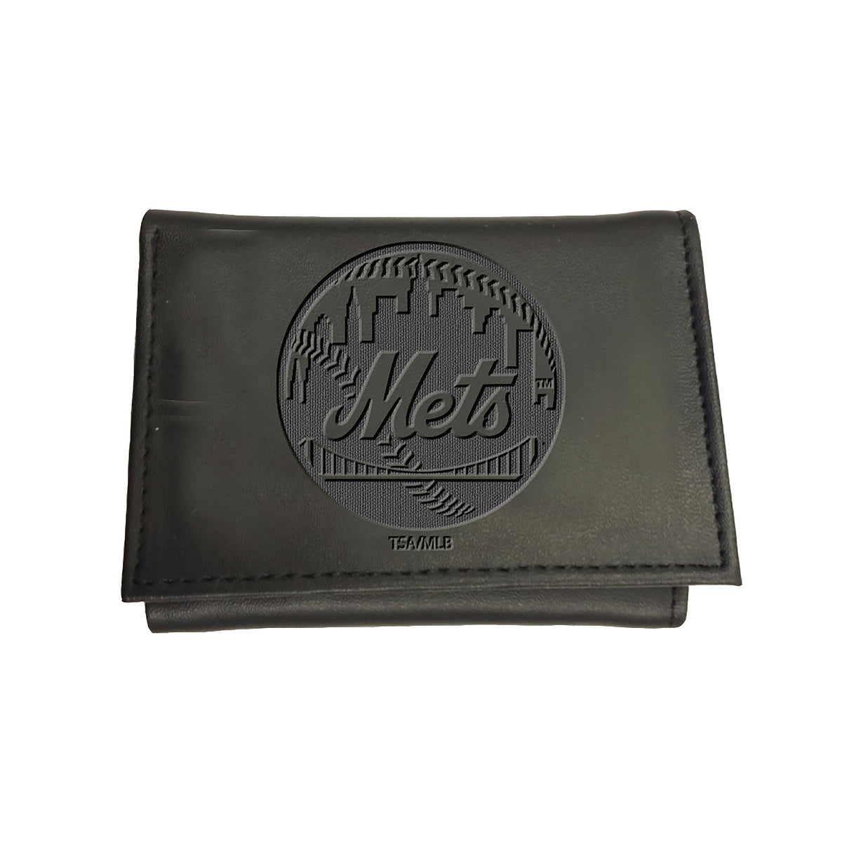 New York Mets Tri-Fold Wallet Black – Team Sports America