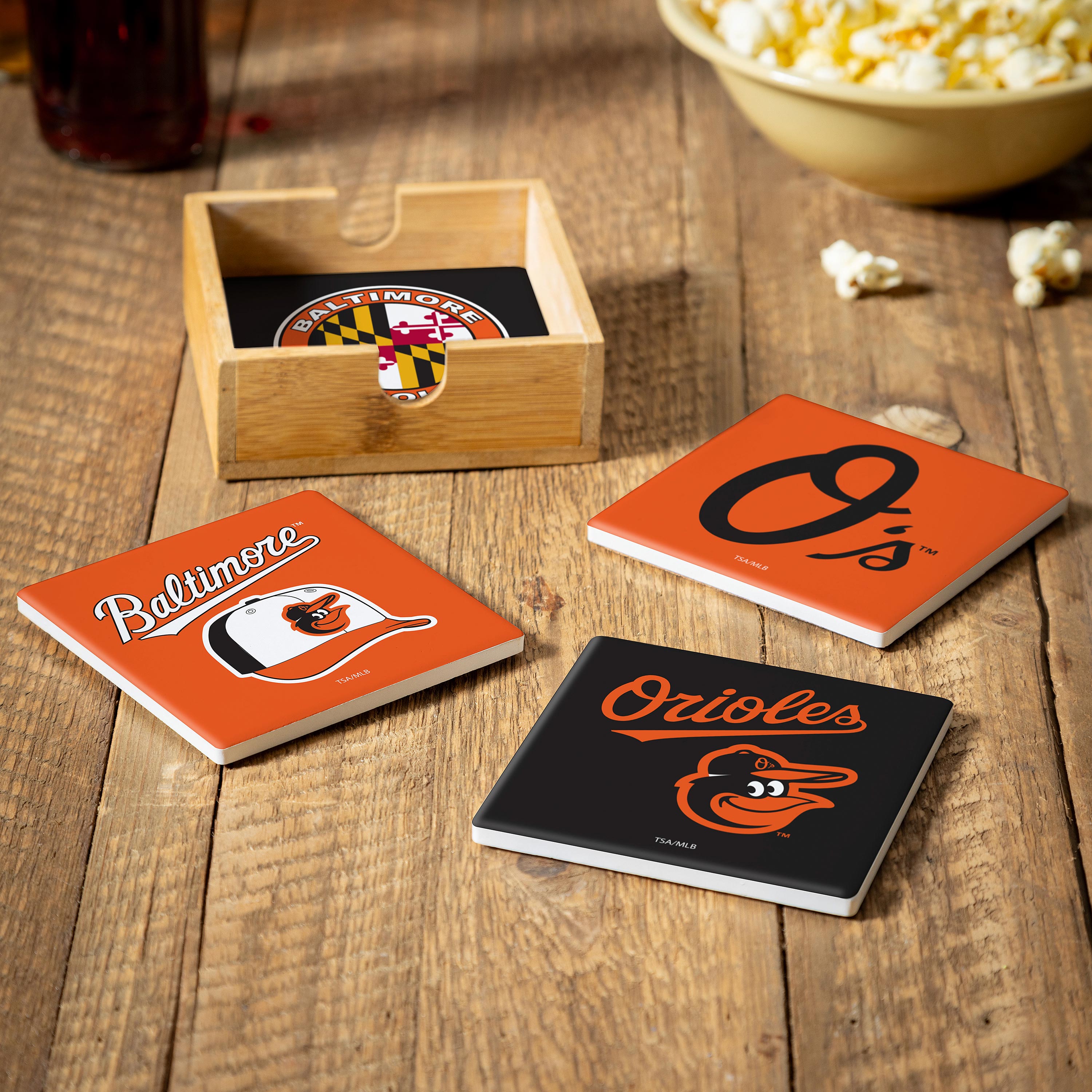 Team Sports America Baltimore Orioles Coasters - Thumbnail 4