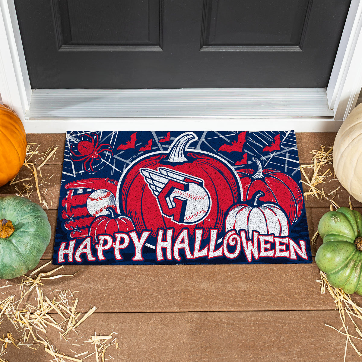 Cleveland Guardians Halloween PVC Mat, 28