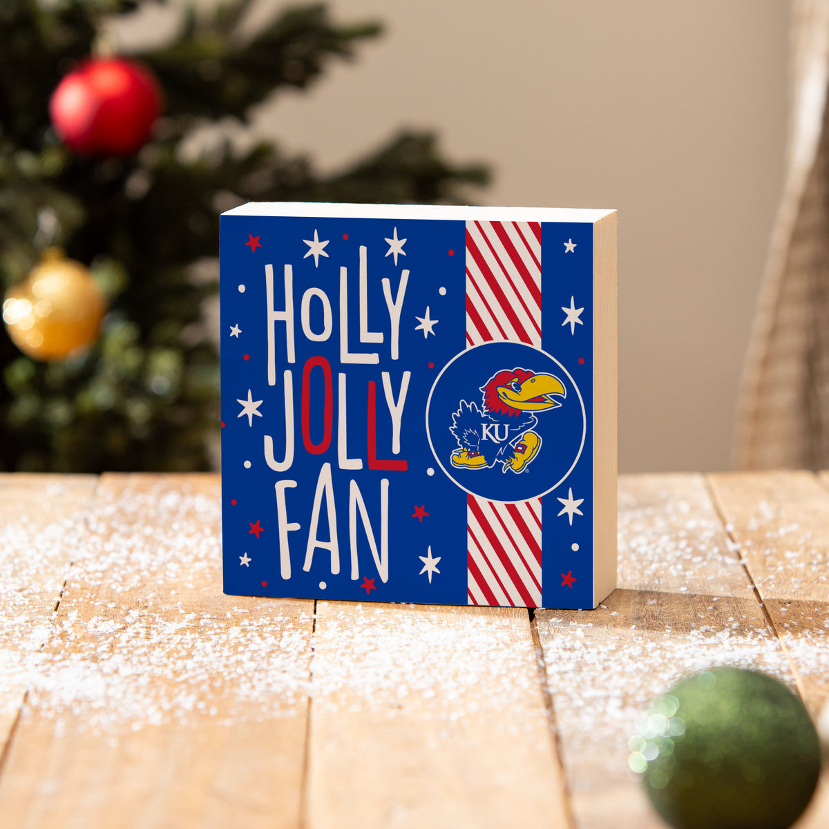 University of Kansas Block, Holiday, 6x6 – Team Sports America