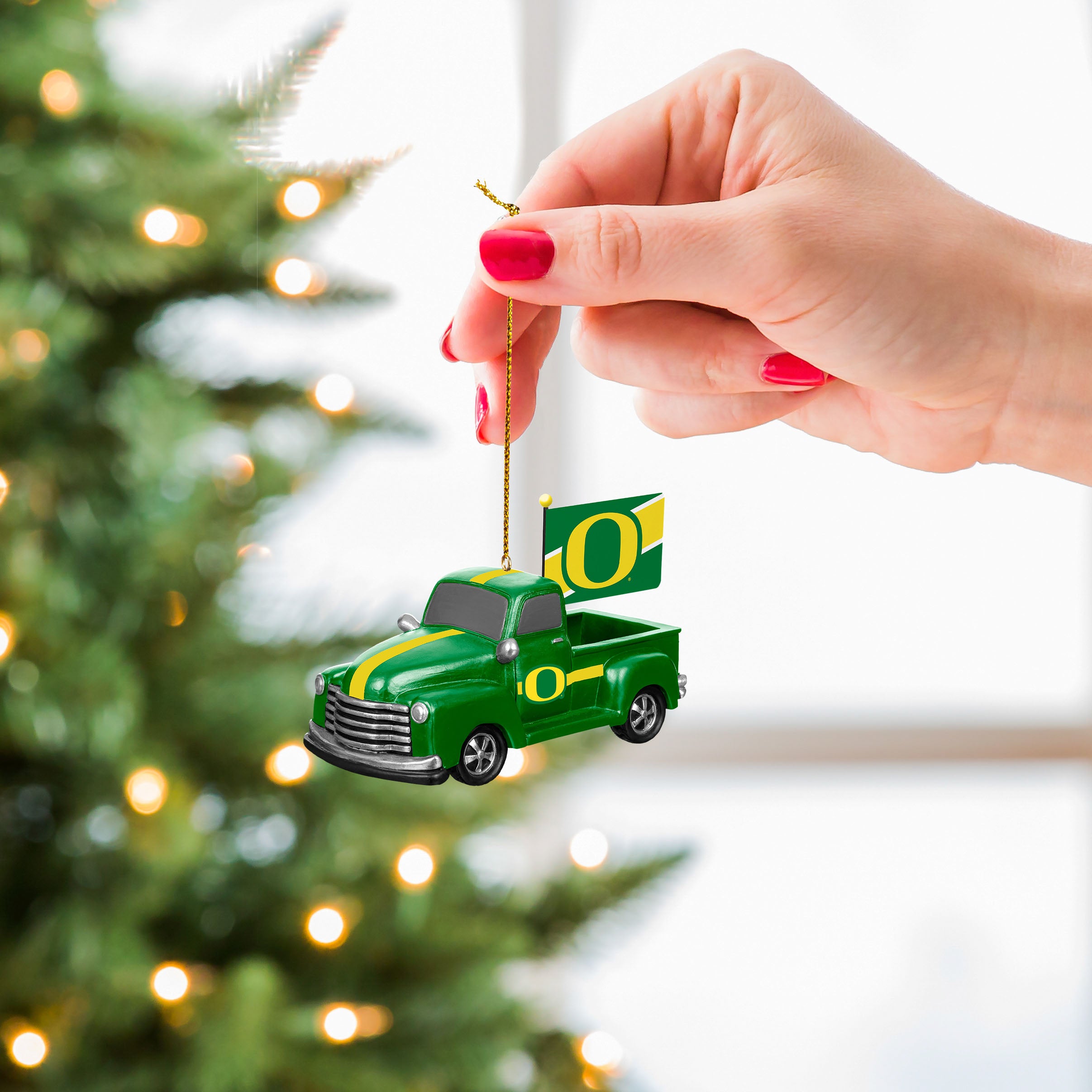 University of Oregon Rally Truck Ornament - Thumbnail 2