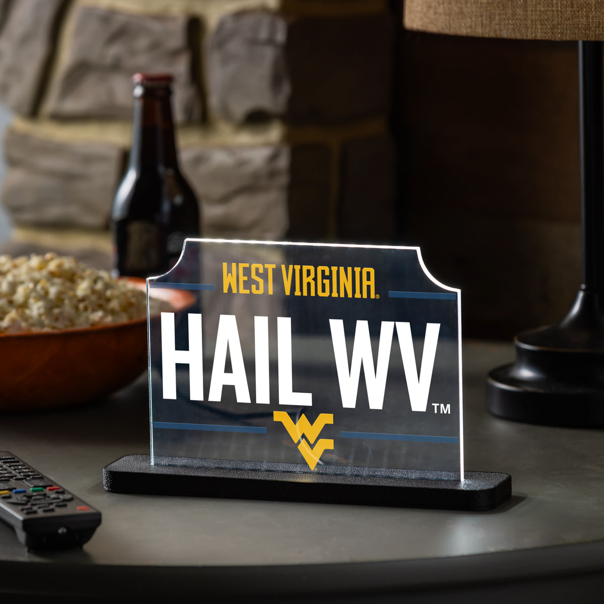 West Virginia University College Rectangle Desklite LED Décor – Team ...