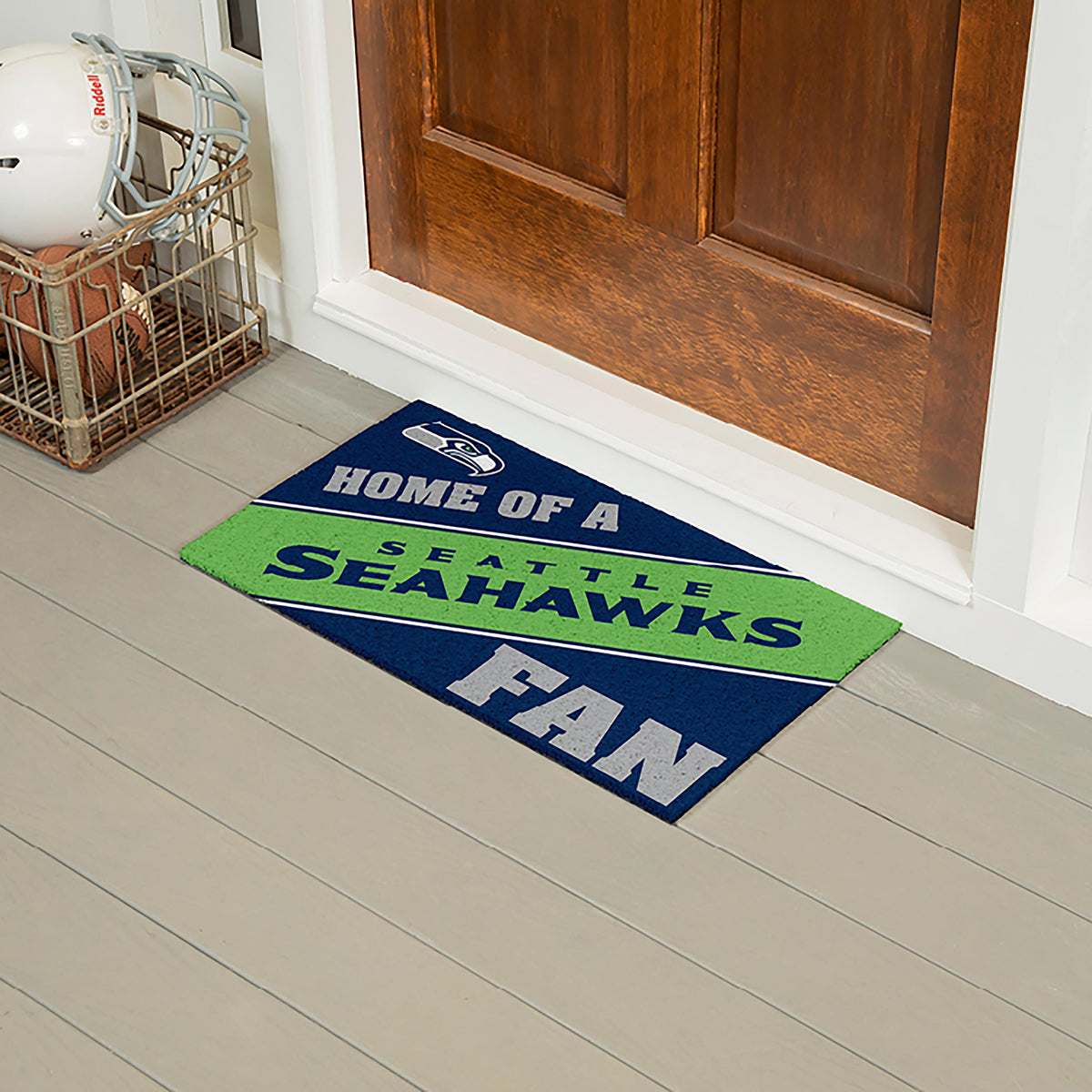 Seattle Seahawks, PVC Mat COLOR, Home of a Fan – Team Sports America