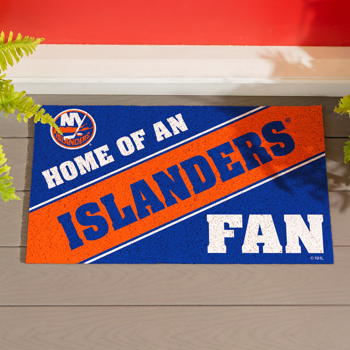 New York Islanders, PVC Mat COLOR, Home of a Fan – Team Sports America